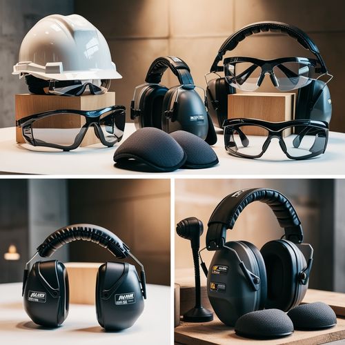 Ķiveres, Austiņas, Brilles