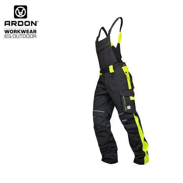 ARDON®NEON ziemas puskombinezons melns H6472