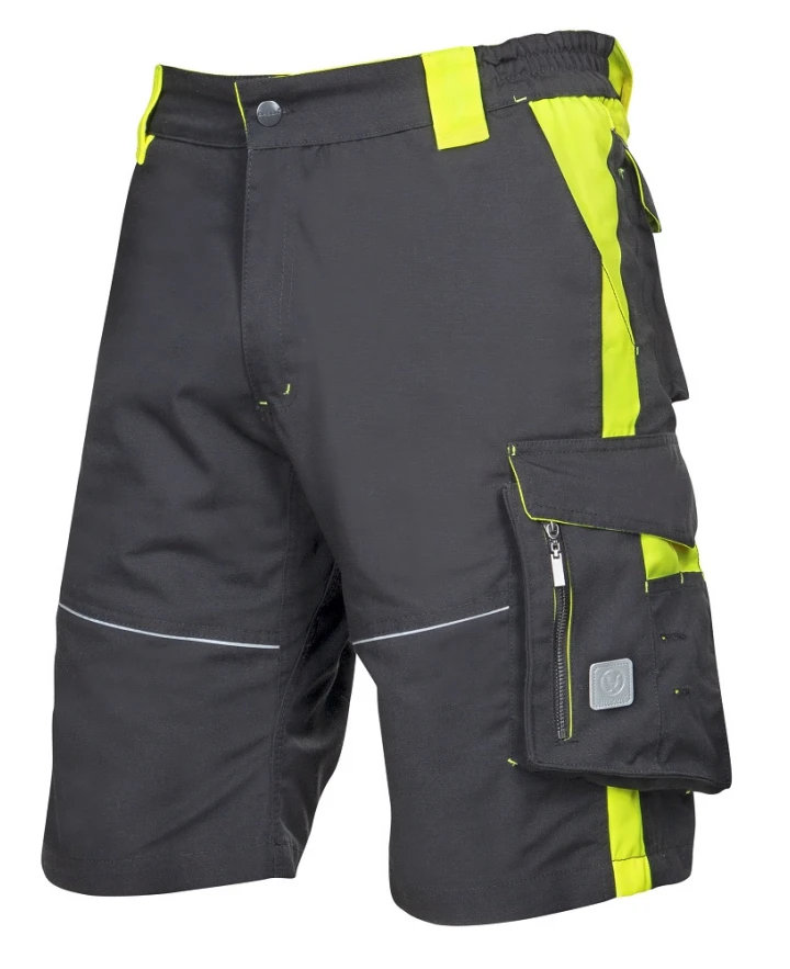 Šorti ARDON®NEON melni dzelteni H6440