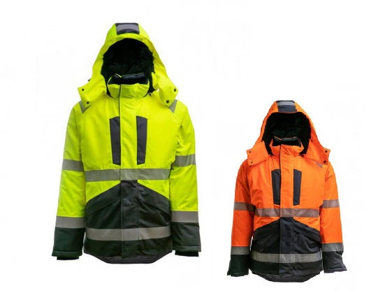 Hi-vis ziemas darba jaka Baltic Canvas New Montreal FB-8966