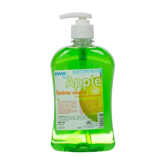 EWOL Šķidrās ziepes ar ābolu aromātu