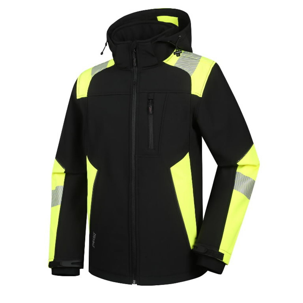 Augstas redzamības softshell jaka ASTRA
