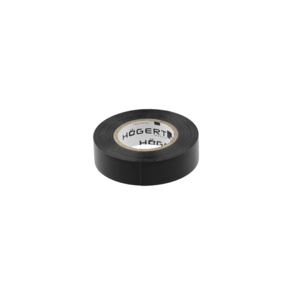 Izolācijas lente 19mm x 20m melna PVC HT1P283 HOGERT