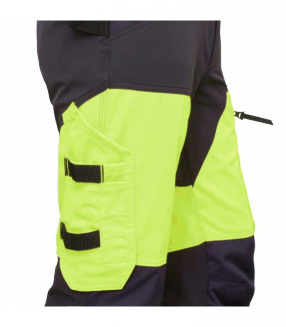 Augstas redzamības MASHUP Hi-Vis darba puskombinezons
