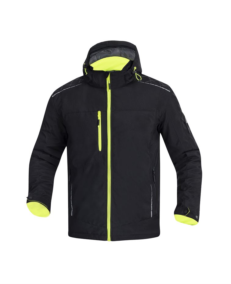 Ziemas jaka ARDON®VISION WINTER melni-dzeltens | H9141
