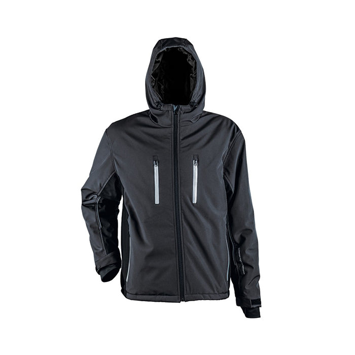 PRISMA SPORT ziemas softshell jaka - tumši pelēka