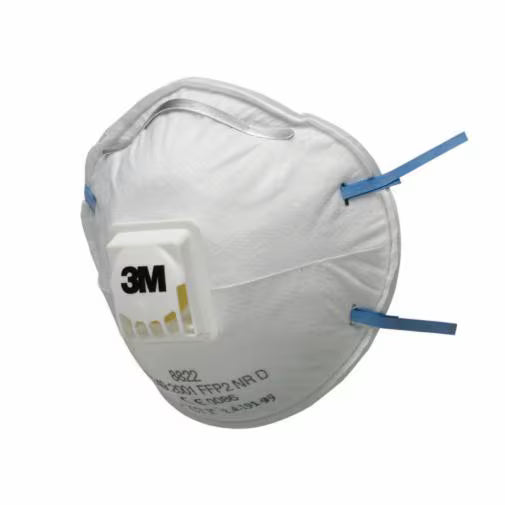 Respirators ar vārstu ffp2v 822 3M