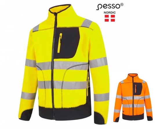 Flīsa jaka HI-VIS Fleece Pesso FL02