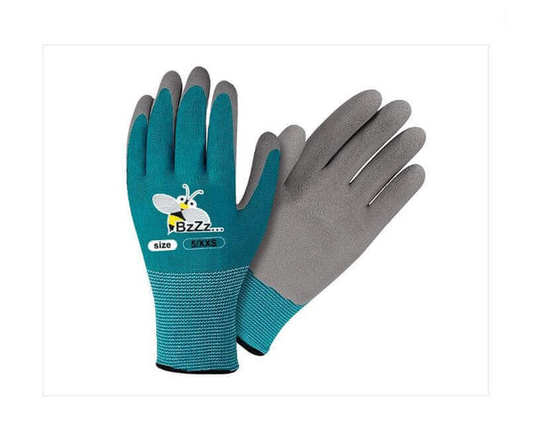 Bērnu trikotāžas cimdi ar lateksa pārklājumu plaukstas daļā