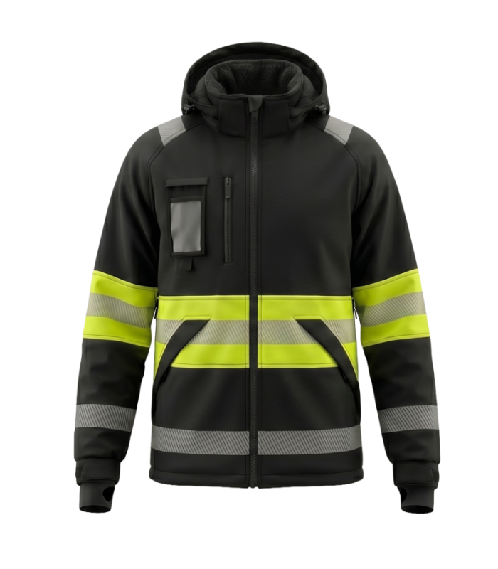Ziemas softshell jaka VALENCIA-C1 Hi-Vis 1. klase