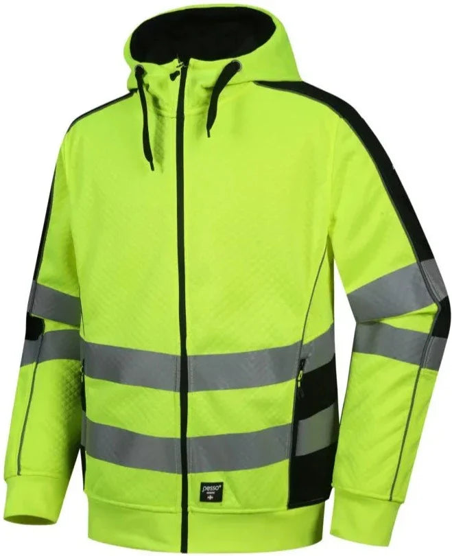 HIVIS adīta jaka ar kapuci FL05