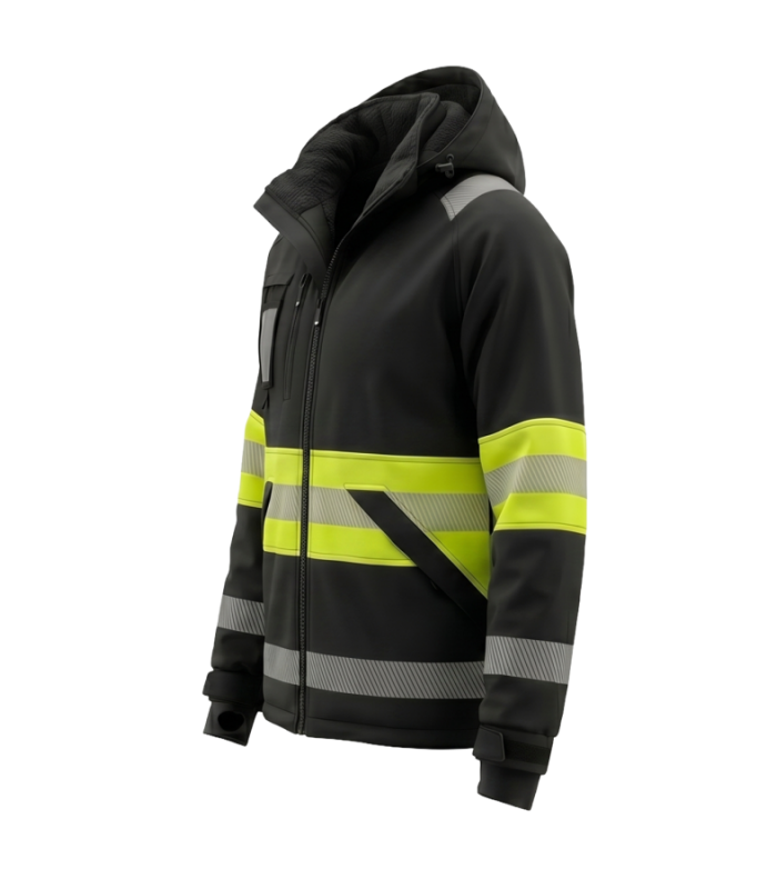 Ziemas softshell jaka VALENCIA-C1 Hi-Vis 1. klase