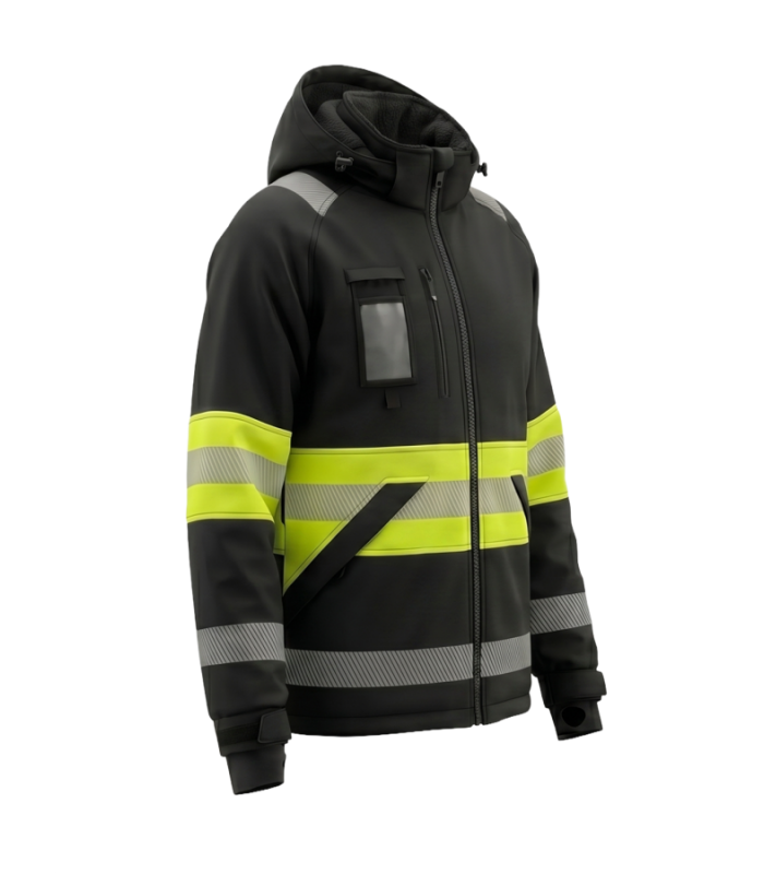 Ziemas softshell jaka VALENCIA-C1 Hi-Vis 1. klase