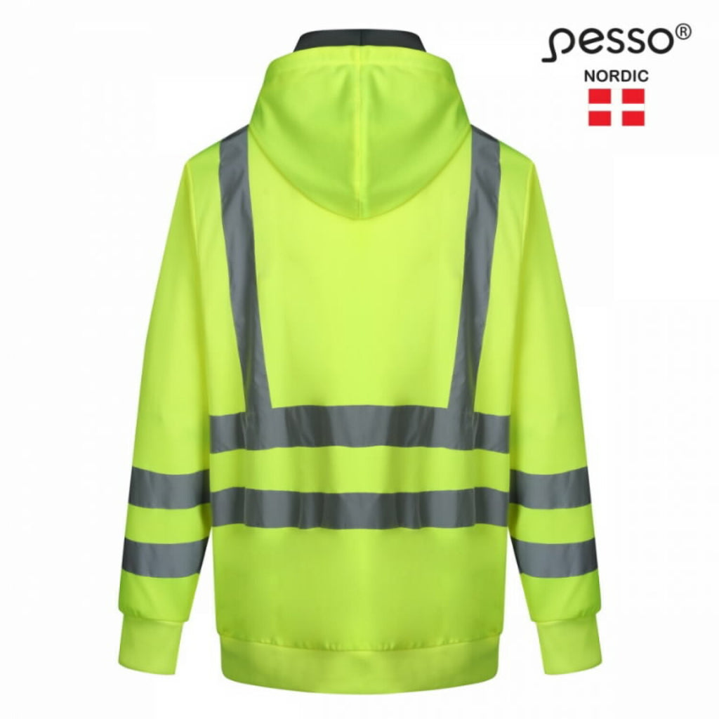Hi-vis jaka ar kapuci FL03G