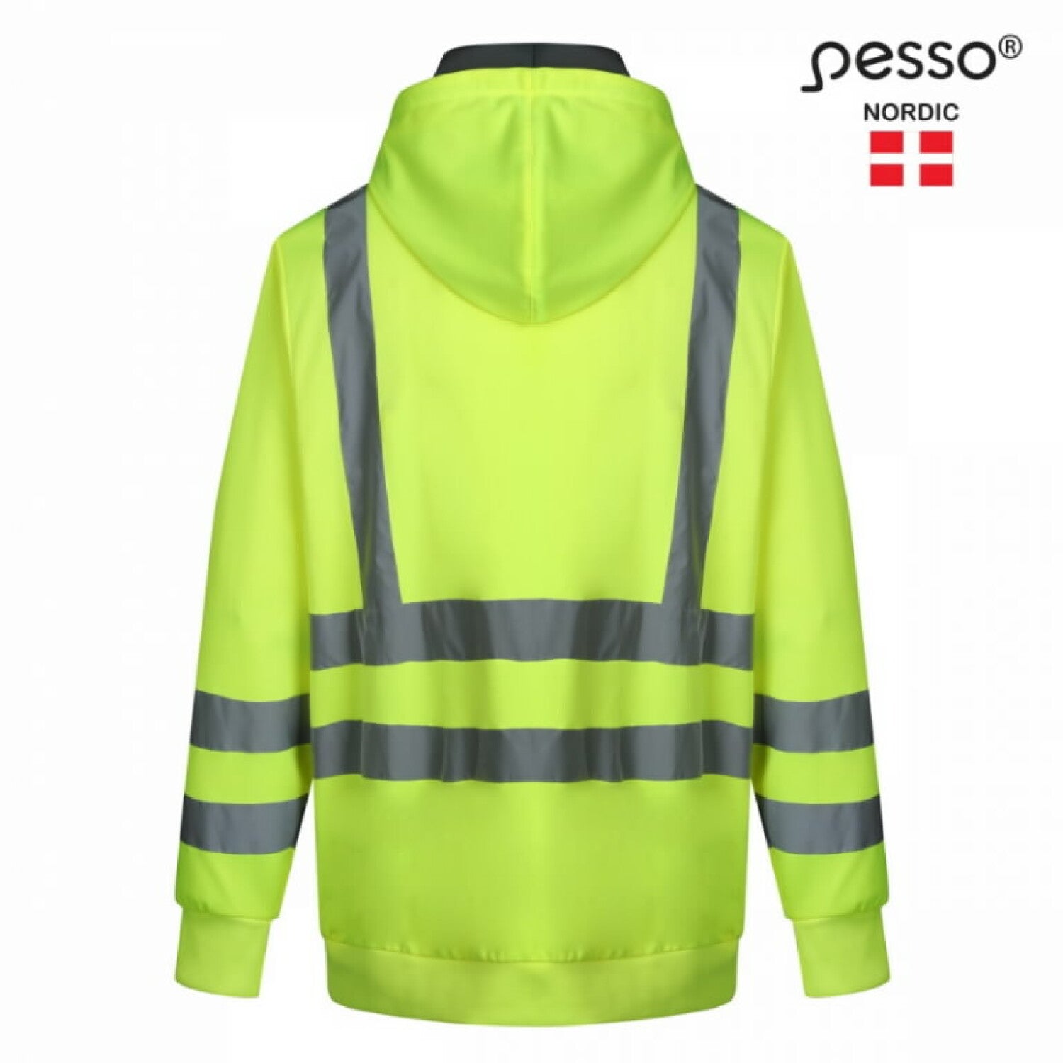 Hi-vis jaka ar kapuci FL03G