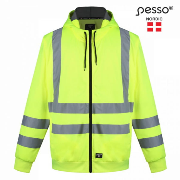 Hi-vis jaka ar kapuci FL03G