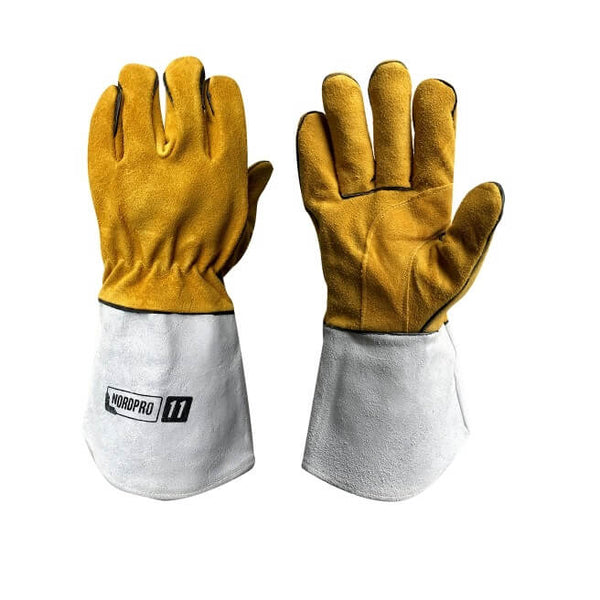 Biezas mīkstas zamšādas metinataju cimdi