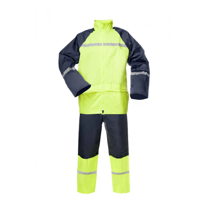 Lietus kostīms Baltic Canvas HI-VIS (jaka un bikses) ar PVC pārklājumu