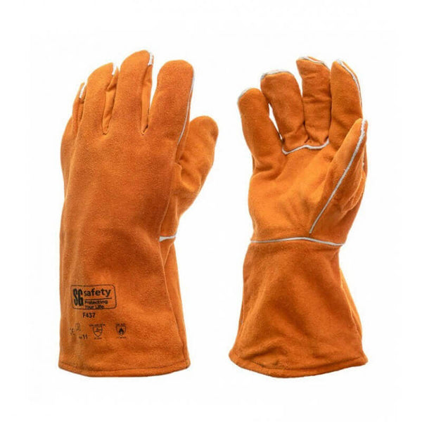 Mīkstas zamšādas metinataju cimdi