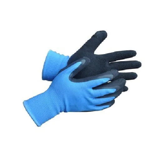 Neilona cimdi aplieti ar lateksa mikroputu pārklājumu