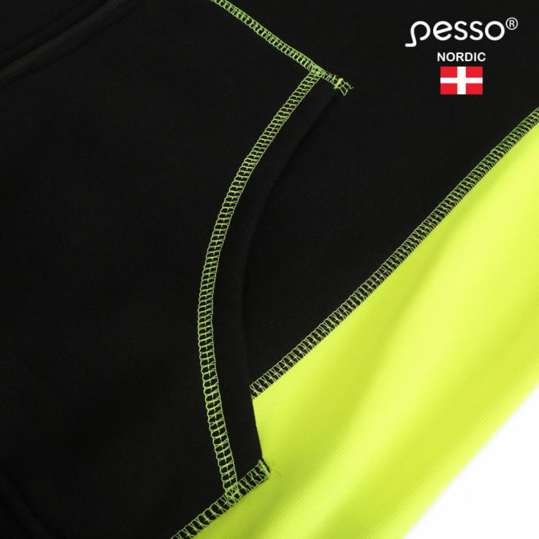 Hi-Vis jaka ar kapuci JERSEY