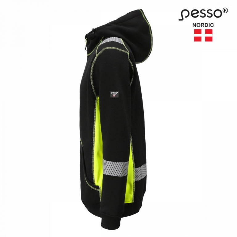 Hi-Vis jaka ar kapuci JERSEY