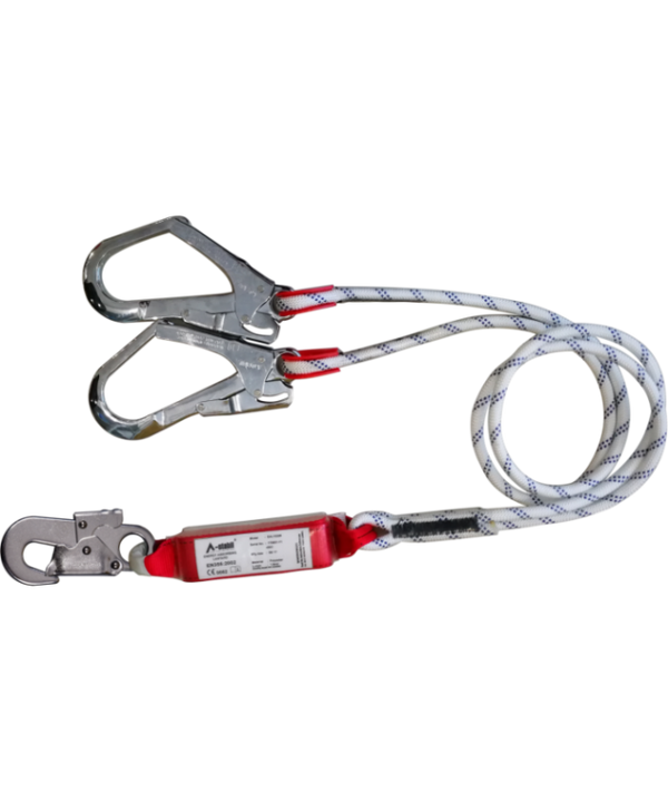 Drošības trose ar divzaru poliamīda virvi