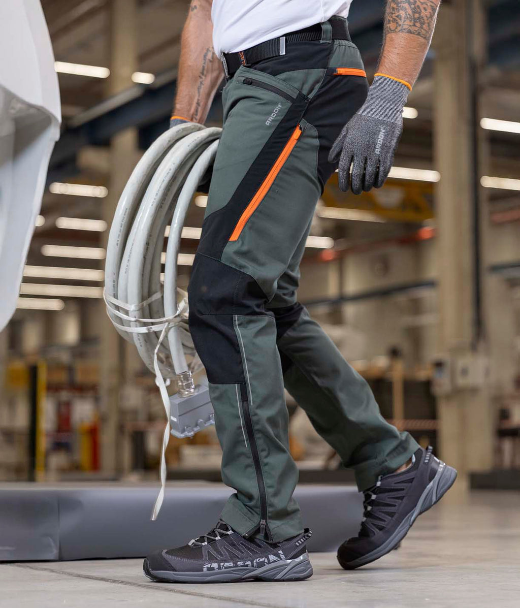 ARDON® ULTRITE haki krāsas darba bikses H6243