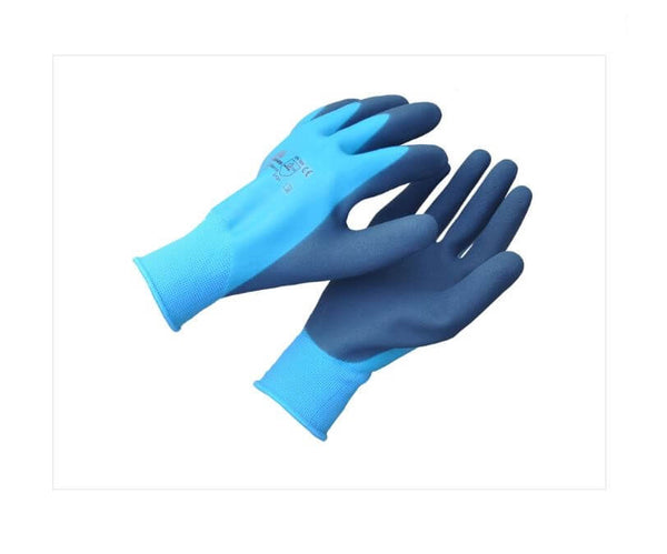 Neilona cimdi aplieti ar lateksa mikroputu pārklājumu