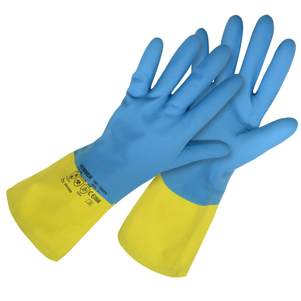 Īpaši izturīgi lateksa/neoprēna cimdi.