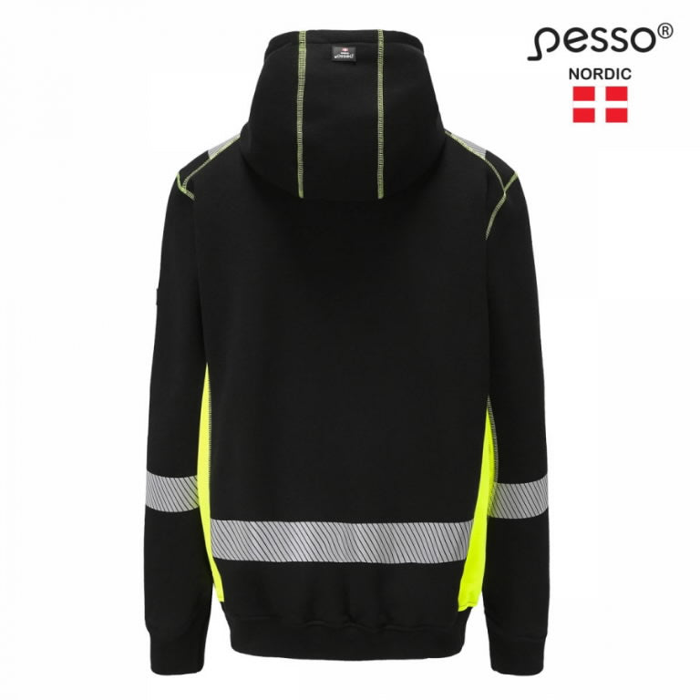 Hi-Vis jaka ar kapuci JERSEY