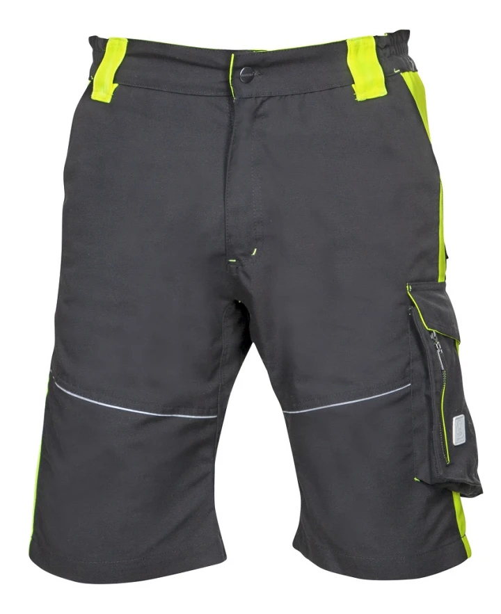 Šorti ARDON®NEON melni dzelteni H6440