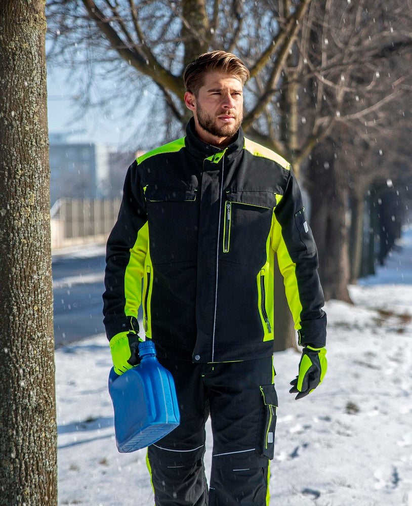 ARDON®NEON ziemas darba jaka, melna H6441